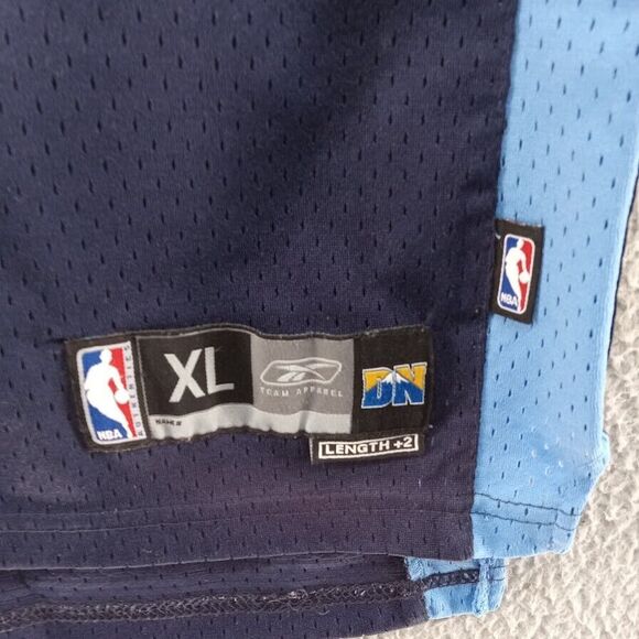 Vtg Denver Nuggets Jersey Boys Youth 18-20 Blue Reebok Carmelo Anthony Distress* - Picture 2 of 10